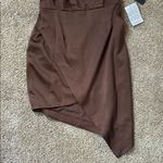 Elliatt  Brown Asymmetrical Dress Photo 3