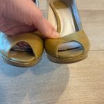 Christian Dior  Miss Nude Patent Leather Peep Toe Platform Heel Size 37.5/7.5 US Photo 7