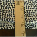 Chico's  4 US Size XXL White Blue‎ Dots Ultimate Knit Tee Top Coastal Beach NEW Photo 3