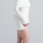 SKIMS Soft Lounge Off The Shoulder Mini Dress in Marble, Size XXS Photo 2