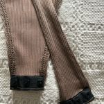 Nasty Gal One-shoulder High Leg Body Suit Tan Size 4 Photo 3