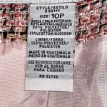 Sag Harbor VTG  Pink Tweed Blazer Women's 10 Petite Cropped Barbie Legally Blonde Photo 5