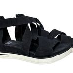 Eileen Fisher Woman's Sally Wedge Sporty Sandal in Black - Size 6 Photo 6