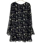 La Maison Talulah Night Spark Floral Chiffon Mini Dress Size XL Black Photo 4