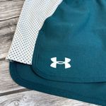 Under Armour Women's Loose Heatgear Athletic Short Shorts Teal White S SM Small Photo 3