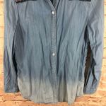 Driftwood  Embroidered Button down Denim Shirt Photo 7
