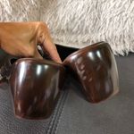 Aerosoles  Brown Leather Mules Size 8.5W Photo 5