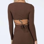 Princess Polly Brown Mini Dress Photo 1