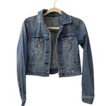 American Eagle  Jean Jacket Blue Denim Button Down Size Women's XS Photo 2