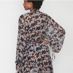 Victoria's Secret Victoria’s Secret sheer chiffon kimono duster floral ruffle women’s Size Small Photo 7