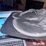 Skechers  Yoga Foam Sling Black Flip Flops Sandals Size 10 Photo 2