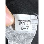 ZARA  Trafaluc Denimwear Black Skinny Jeans White Side Striped Womens 6 Stretch Photo 7