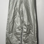 OAT wide leg high rise jeans size 0/25 Silver Photo 0