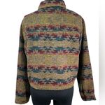 Boom Boom Jeans Aztec jacquard pattern cropped Pendleton style Santa Fe BBJ southwestern design Photo 2