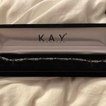 Kay Jewelers Sapphire Bracelet with Diamonds Sterling Silver Photo 1