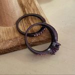Amethyst IP Dark Brown Coffee Stainless Steel Ring with AAA Grade CZ in Photo 5