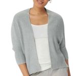 Barefoot Dreams Bearfoot Dreams Women XXS/XS CozyChic Lite Ribbed‎ Cardigan Batwig Sweater Grey Photo 2