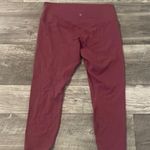Lululemon  Burgundy cropped Leggings Photo 0