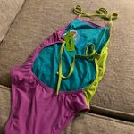 Speedo Womens Color Block Tie Back Photo 5