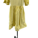 Brooks Brothers Yellow White Pinstripe Button Front Mini Dress Size 2 Photo 10