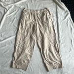 DAILY PRACTICE STRAIGHT LEG ANKLE PANTS ZIPPER ANTHROPOLOGIE White Size M Photo 1