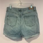 American Eagle Curvy acid wash denim mom shorts from Photo 4