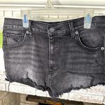 Lucky Brand  size 6 the High Rise Shortie black denim short shorts Photo 0