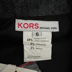 Michael Kors NEW  Cotton Cashmere Woven Three Button Blazer Jacket Gray Black 6 Photo 1