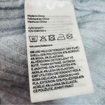 H&M Oversized Ribbed Cowl Neck Sweater Powder Blue Medium Photo 9