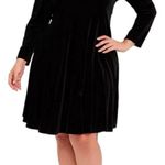 Torrid Womens Black Velvet Swing Dress Size 2 = 2X Photo 0