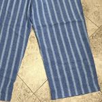 Old Navy Women's Blue Stripe High-Waisted Linen Blend Wide Leg Pants XXL NEW Photo 10
