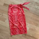 Rachel Zoe  Women's Size Small Coral Patterned Skirt Size Small Photo 2