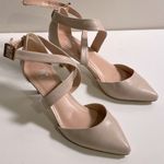 Nude heels size 6, one strap JG shoes brand Photo 6