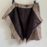 Brooks Brothers  Textured Brown Pencil Wrap  Skirt Photo 1