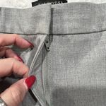 Talbots  Size 8P 8 Petite Trouser Pants Windsor Wide Leg Mid Rise Gray Business Photo 4