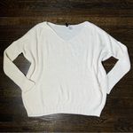 Divided  White Knit Dolman Sleeve Sweater Photo 0
