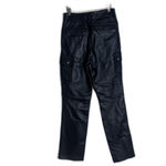 Flying Bikes Oakwood Leather Cargo Pants Womens 10 Black Motorcycle Biker Photo 9
