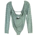 Urban Outfitters Out From Under Bodysuit M Lace Mesh Dark Romantic Feminine NEW Photo 1