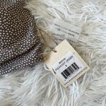 Bayron bay Ellie Bralette Bikini Top in Taupe Polka Dot size 8 Gray Photo 7