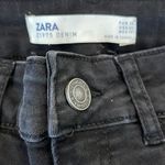 ZARA Skinny Black Jeans Stripe Photo 5
