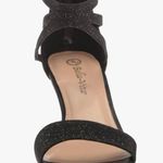 Bella Vita  Women's Everly Heeled Black Glitter Sandal, S99 Photo 7