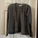 Lou & grey  Black/Grey Striped Open Front Cardigan size XS Photo 0