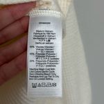 Madewell NWT Waffle-Knit Long-Sleeve Crewneck Tee in Winter White - Size XS Photo 4