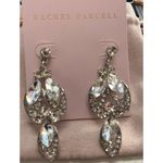 Rachel Parcell  Gold Leaf Crystal Drop Chandelier Earrings Photo 3