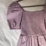 H&M lavender mini fairy dress with smocked bodice and puffed sleeves π§π»ββοΈ π Photo 2