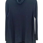 Eileen Fisher  Women's Black Turtleneck Merino Wool Blend Tunic Top Size S Photo 0