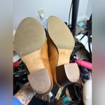 Madewell ‎ Regan boot pull on Boots Size 7 Saddle BROWN Booties Short Heeled Photo 10