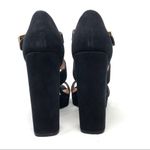 Elizabeth and James black suede Sandals, NWOT, size 9 Photo 6