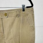 Talbots Women's Capri Dark Khaki Chinos Stretch Size 18 (36 x 24.5) High-Rise Photo 5