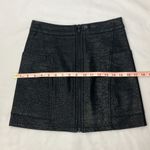 Princess Polly Black Crocodile Print Textured Women's Skirt size 2 Photo 3